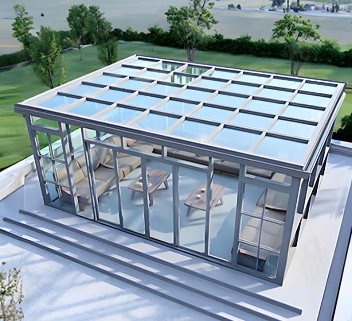 CUSTOMIZED SUNROOM WITH SKYLIGHT