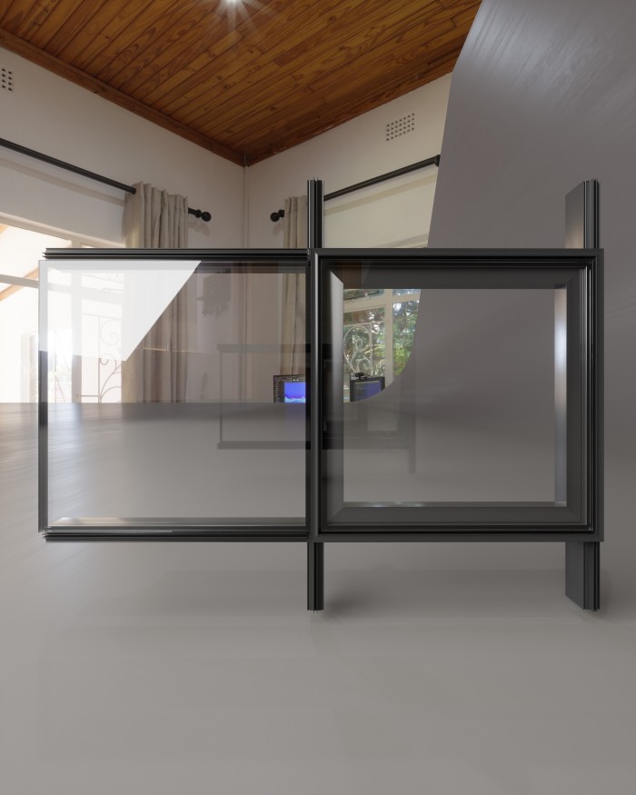 REFLECTIVE GLASS CURTAINWALL