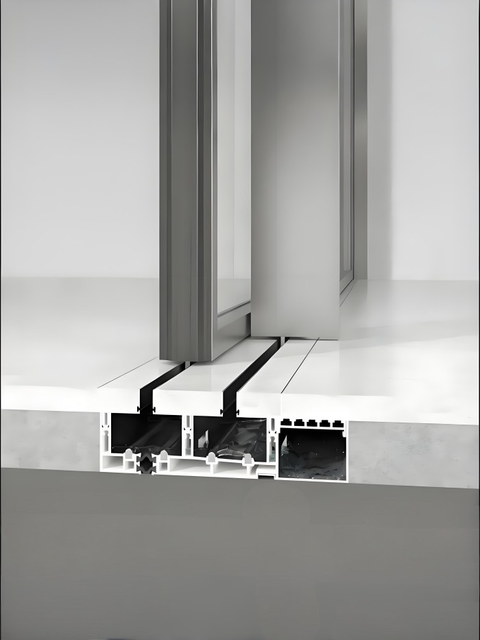 ULTRA-SLIM FLAT-RAIL SLIDNG DOOR