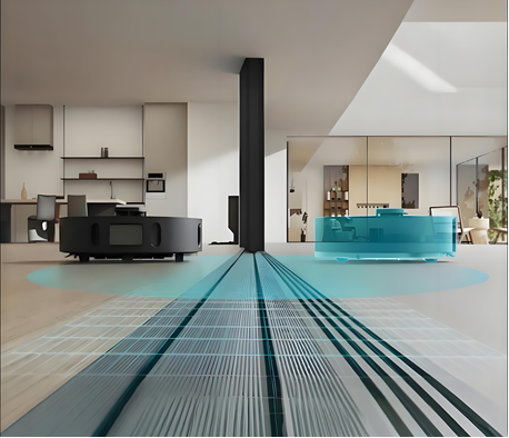ULTRA-SLIM FLAT-RAIL SLIDING DOOR
