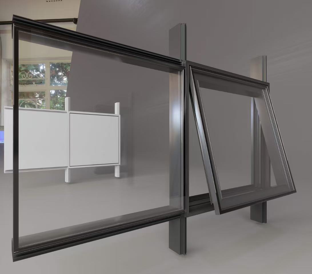 REFLECTIVE GLASS CURTAIN WALL